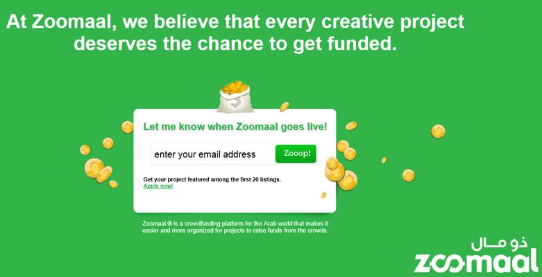 Middle East’s Newest Crowdfunding Platform: Zoomaal