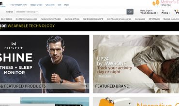 Amazon launches new section dedicated to wearable tech devices