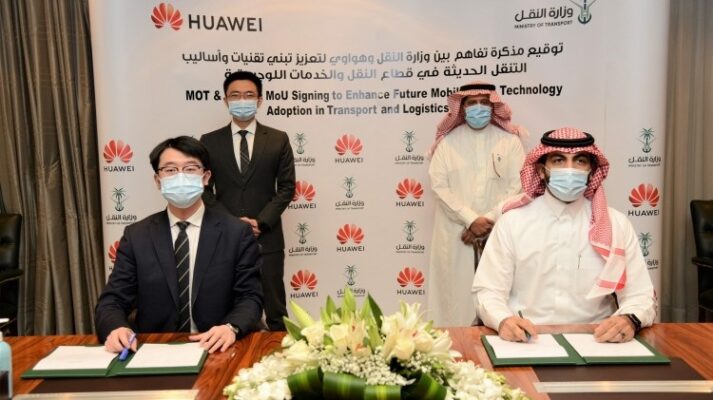 The Saudi Ministry of Transport and Huawei sign a MoU