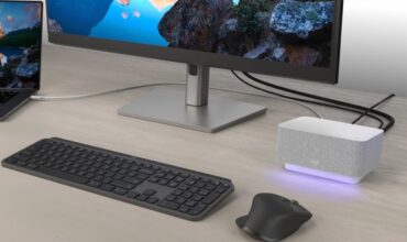 Logitech All-In-One Dock declutters the desktop and makes joining meetings easy