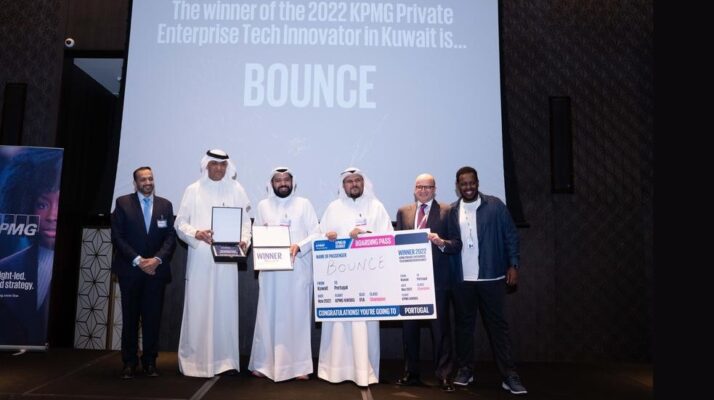 Bounce wins the 2022 KPMG Private Enterprise Tech Innovator in Kuwait