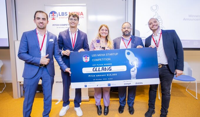 Turkish tech startup Ollang wins the London Business School MENA Startup competition