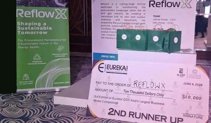 ReflowX secures 2nd runner-up position at the Eureka! GCC 2024 competition